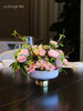 高端餐桌花摆花酒店餐厅茶室客厅玄关摆设件茶几轻奢装饰仿真假花 商品缩略图4
