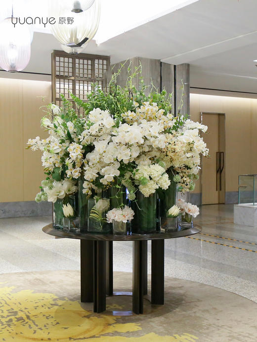 高档酒店大堂仿真假花摆设件圆桌大厅别墅售楼商场会所定制装饰花 商品图2