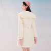 西遇娃娃领棉服女冬季新款学院风趣味甜美减龄中长款外套12021203 商品缩略图3