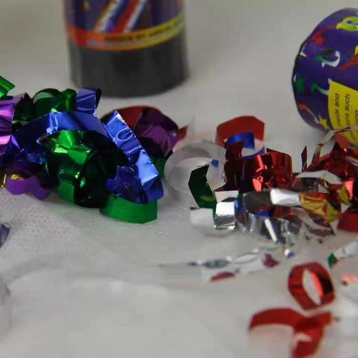 生日婚礼手拧小礼炮喷花筒11cm室内手持拉炮礼花结婚庆典派对气氛道具迷你弹簧礼花圣诞节假日派对助兴礼炮环保五彩纸屑喷花筒 商品图2