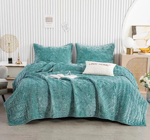 【三件套】绒毯 床盖三件套 丽莎 商品图2