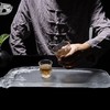 禅意江山水晶琉璃干泡台 出水茶盘透亮冰冻烧禅意大气家用送礼砚台功夫茶具 商品缩略图7