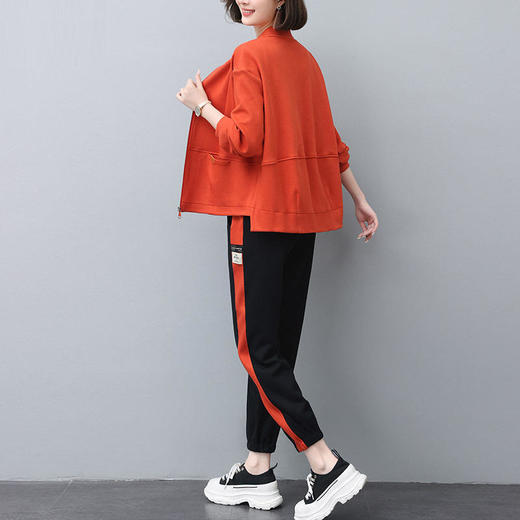 洋气减龄，运动服新款时尚妈妈卫衣休闲两件套HR8885 商品图3