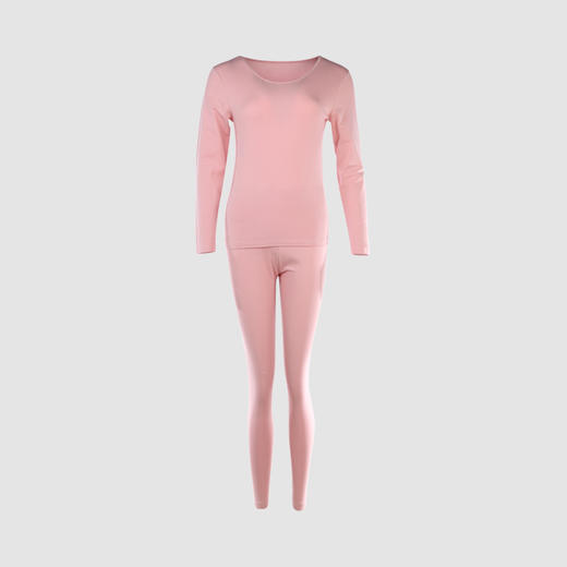 都市丽人轻暖5至15度女士棉质套装棉拉架薄套装保暖衣LW21A8 商品图5