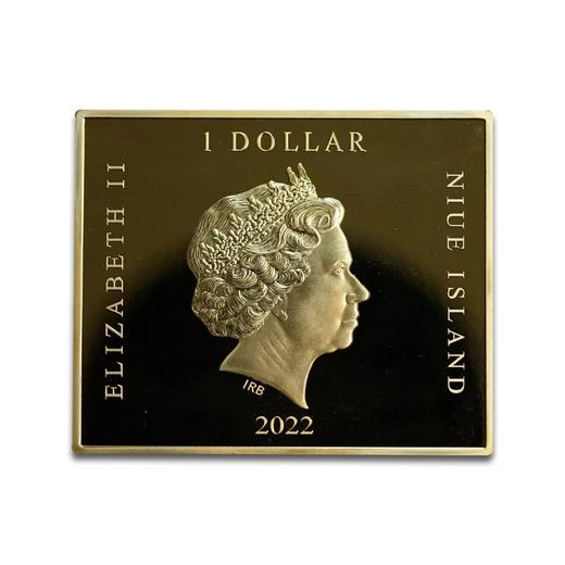 纽埃梵高《星空》双金属币！拼图设计！ 商品图1