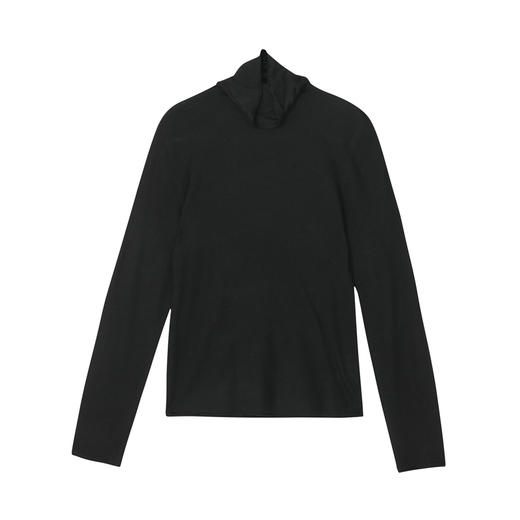 谜底2022秋新款高领针织衫纯色基础百搭叠穿内搭毛衫女223MZ1316 商品图4