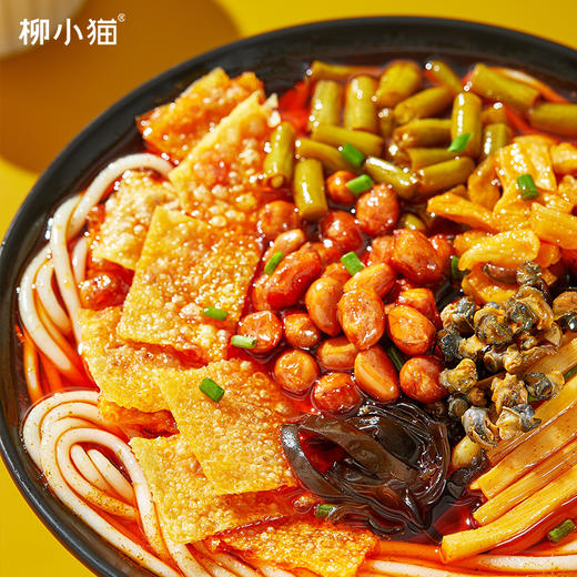 【柳小猫螺蛳粉370克】加臭加辣加料大份量版。370克/袋，5袋/箱，保质期180天！高品质螺蛳粉，加臭加辣加料，加酸笋加腐竹加螺肉，加倍满足，加倍快乐！ 商品图10