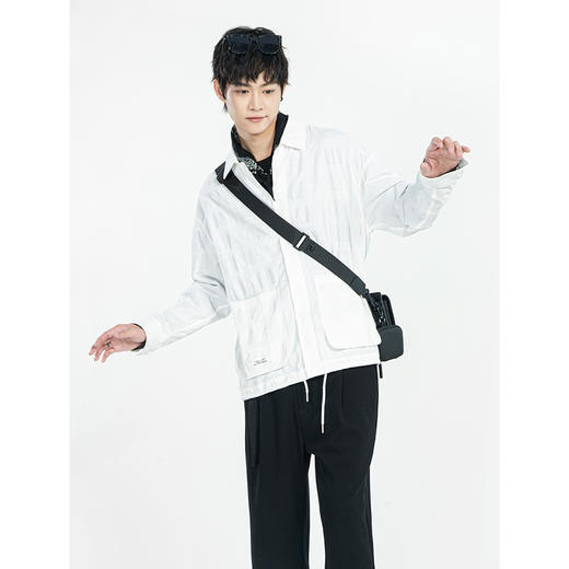 【断码清仓】HX 秋季翻领茄克衫外套/Z105230001101 商品图0