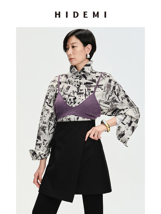 HIDEMI基础可调节天丝超薄针织抹胸 商品图2