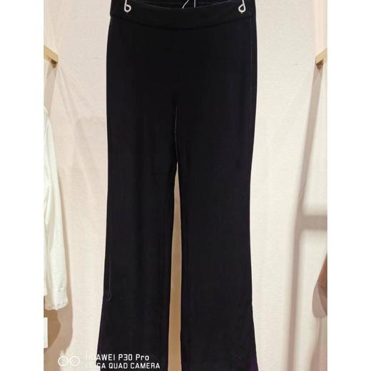 2楼茗专柜丝绒喇叭裤 商品图0