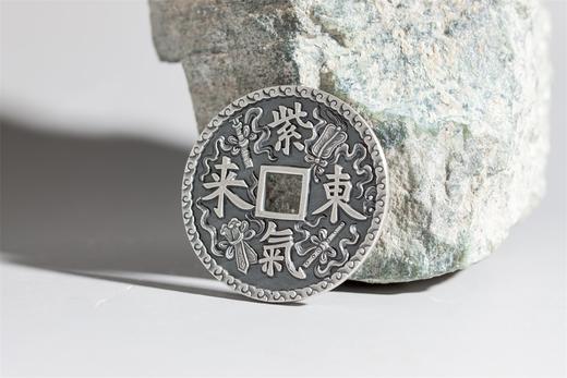 矩德泉坊 纯银手作 紫气东来暗八仙（4.2厘米版）590 商品图3