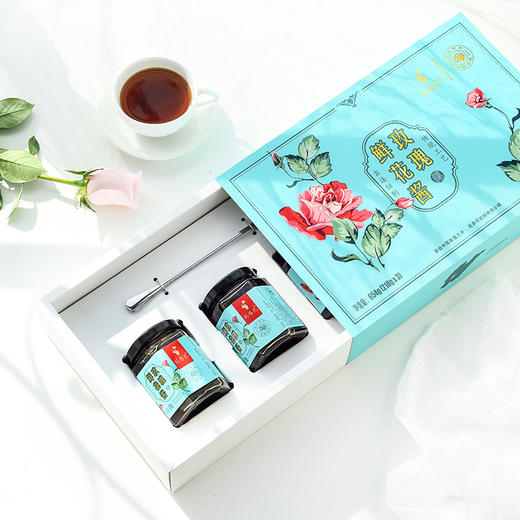 花养花 玫瑰鲜花酱礼盒 654g（218g*3） 商品图0