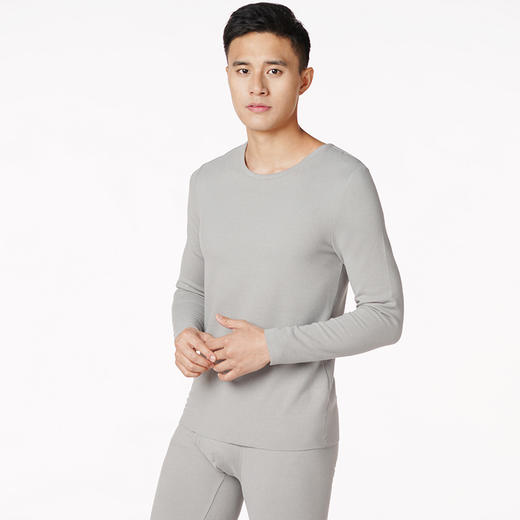 都市丽人都市锋尚舒暖负5度至5度男士特殊面料套装珍蚕丝中套装保暖衣FW21B5 商品图1