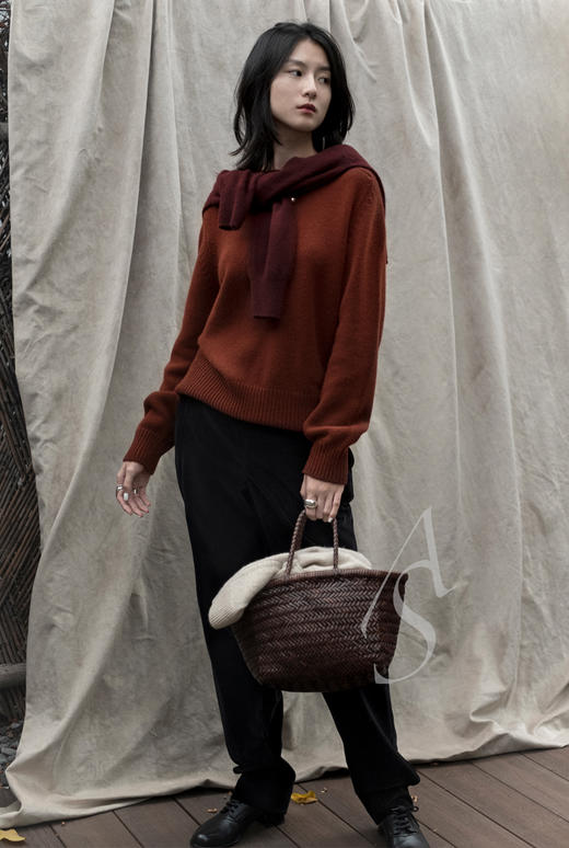 Margaret Howell  黑色天鹅绒直筒长裤现货 商品图4