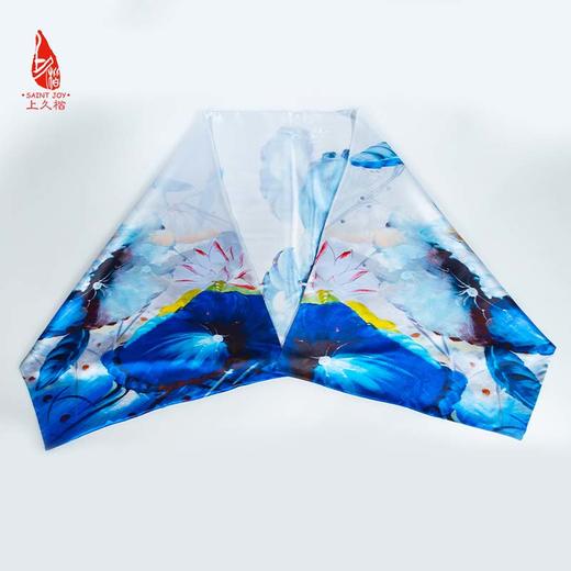 SAINTJOY/上久楷真丝披肩女式真丝披肩PJS21003水荷风裳 商品图8