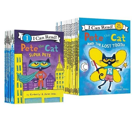 【3-8岁 I Can Read精选】皮特猫16册  Pete the Cat 分级阅读物初阶 my first  吴敏兰书单情商性格培养 商品图0