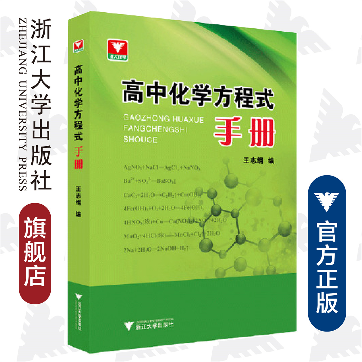 高中化学方程式手册/王志纲/浙江大学出版社