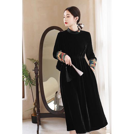 ML 2307 古典旗袍连衣裙 商品图2