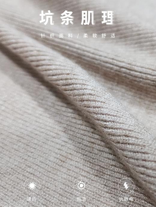 【买2件立减10元】堆堆领高领针织衫 柔滑亲肤 修身显瘦 高弹舒适 春秋冬三季可穿打底 衣橱常备穿搭单品 商品图2