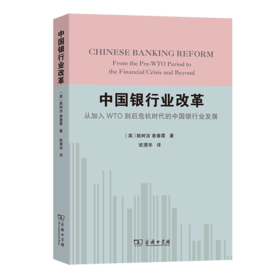 中国银行业改革——从加入WTO到后危机时代的中国银行业发展