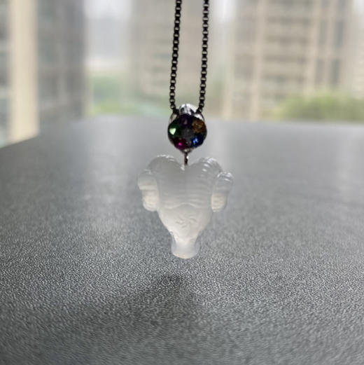 冰种翡翠羊羊得意18k白金钻石彩宝镶嵌 商品图9