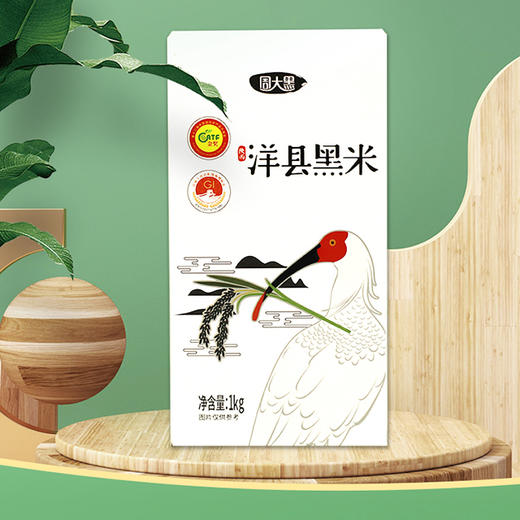 【质农】地理标志产品 洋县黑米  健康营养 米香四溢 香糯粘糊 商品图2