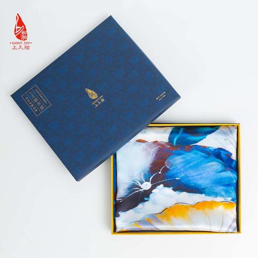 SAINTJOY/上久楷真丝披肩女式真丝披肩PJS21003水荷风裳 商品图12
