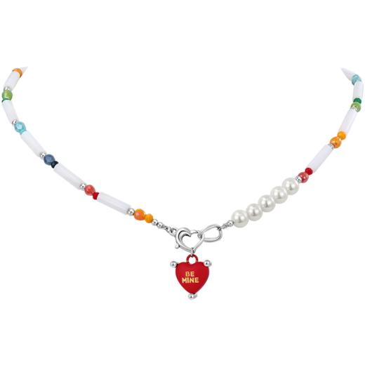 ZEGL浪姐刘逸云同款小彩串气球狗彩色串珠项链女夏日多巴胺锁骨链 商品图2