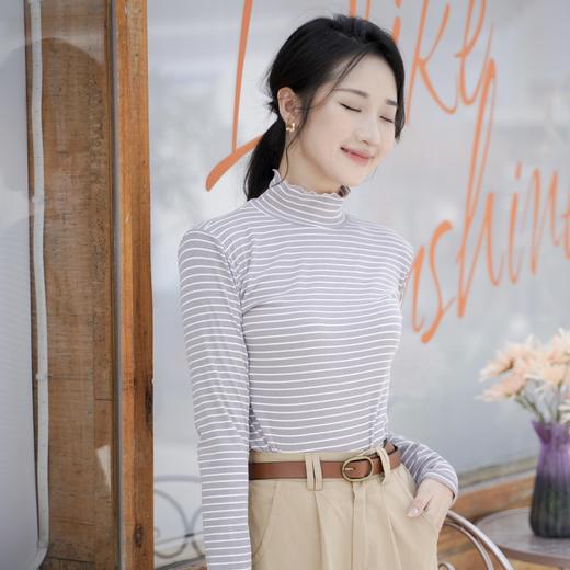 HALVIN DIARY海魂条纹打底衫 商品图6