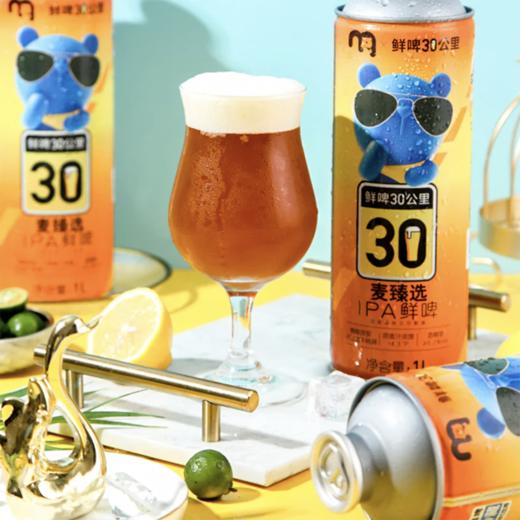 麦德龙 麦臻选x鲜啤30公里IPA鲜啤 1L 商品图3