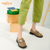 Safiya/索菲娅 小皮鞋2022秋季新品潮学院风小众少女爱心链条乐福鞋 SF23112010 商品缩略图4