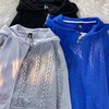 黛唯梵氛围感春秋斜链开衫外套女早秋2022新款设计感拼接麻花纹连帽卫衣 商品缩略图0