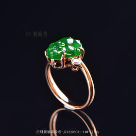 【招财】金蟾满绿戒-JZ12208031