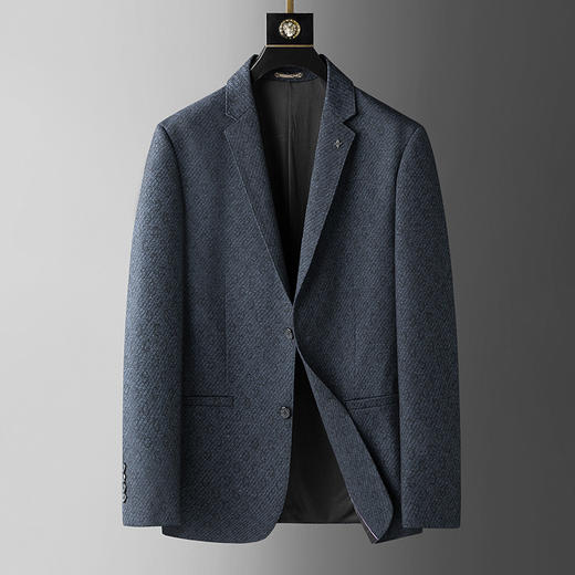 【新款DDA】大依优型品质西服外套商务夹克男宽松加肥加大码上衣胖子正装休闲 商品图2