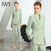 IWY/绿色西装外套春秋工作服职业套装女秋冬新款时尚气质女神范轻熟风CP12307 商品缩略图3