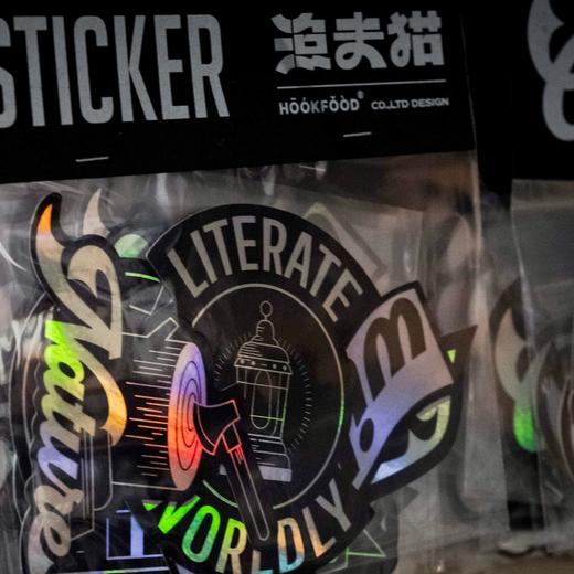 《渔夫猫》魂黑系BLACK镭射车贴丨6张/袋 商品图3