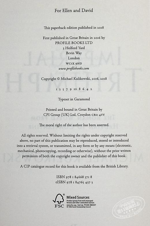【中商原版】帝国的胜利 英文原版 Imperial Triumph: The Roman World from Hadrian to Constantine Michael Kulikowski 商品图4