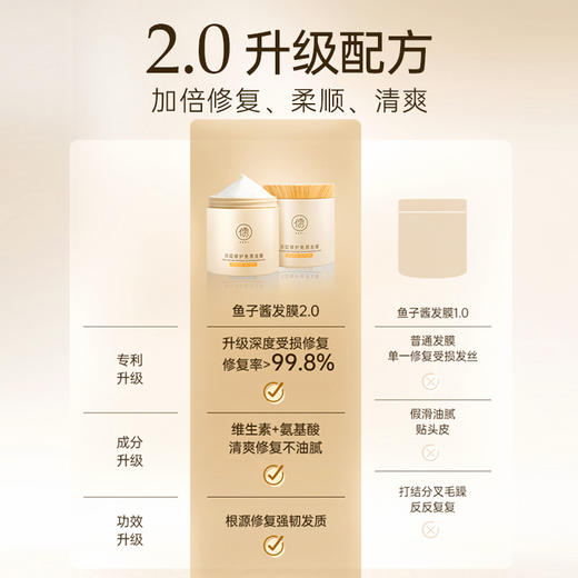 【🔥低至￥29.75/件|119选4件|9月超级会员日】深层修护免蒸发膜500g 护发素修护干枯改善毛躁头发护理水疗柔顺 烫染|儒意官方旗舰店 商品图3