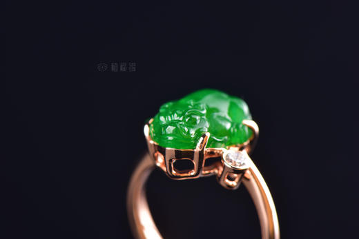 【招财】金蟾满绿戒-JZ12208031 商品图1