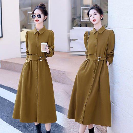 LT-8872-1-135 2022秋季新款韩版时尚气质法式连衣裙 商品图2