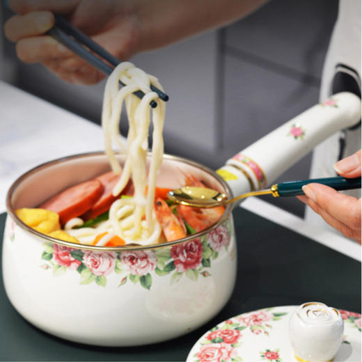 玫瑰系列陶瓷柄奶锅 IR-16S 商品图1