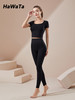《福利款》哈瓦塔新款暴汗裸感4.0短袖（含胸垫）九分裤H320112 商品缩略图4