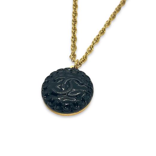 订购6周到｜Gigi Paris-Chanel-亮黑 中古纽扣 项链［法国设计师］ 商品图2