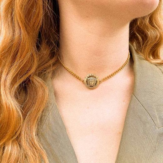 订购6周到｜Gigi Paris-Versace-中古纽扣 锁骨链 项链［法国设计师］ 商品图0