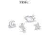 ZEGL设计师秋夜甜梦系列星月云朵仙子耳钉女贝壳耳环925银针耳饰 商品缩略图5