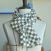 丨有机丨素道有机彩棉 围巾 棋盘格围巾 百搭 男女情侣同款 女士护颈披肩两用?秋冬保暖时尚围脖亲肤舒适材质 商品缩略图3
