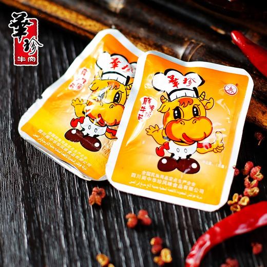 华珍牛肉麻辣牛蹄筋100g 麻辣零食Q弹好吃牛蹄筋四川特产零食 商品图2