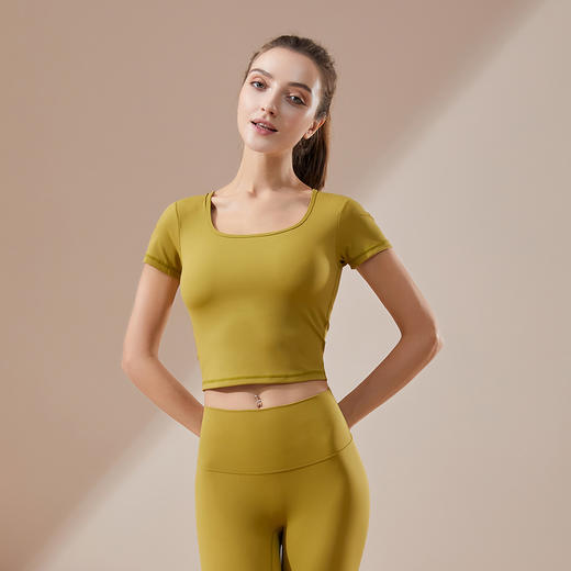 《福利款》哈瓦塔新款暴汗裸感4.0短袖（含胸垫）九分裤H320112 商品图8