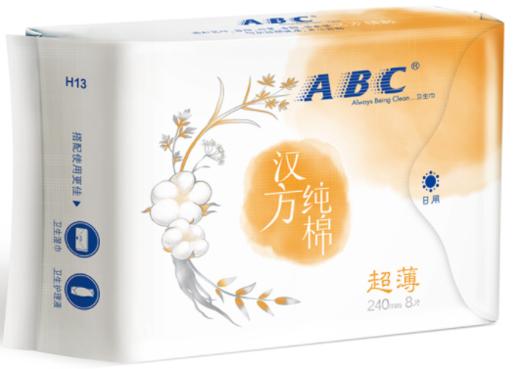 【亚欧超市】ABC超薄汉方纯棉日用卫生巾 商品图2