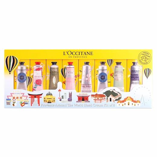 L'OCCITANE 欧舒丹护手霜八件套装30ml*8支装（乳木果*2+樱花*1+马鞭草*1+玫瑰之心*1+芍药*1+薰衣草*1+甜扁桃*1）【香港直邮】 商品图0